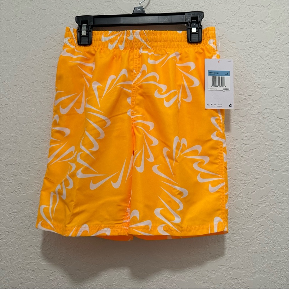 Nike Kid's Swim Volley Total Logo Swim Trunks Size M NWT